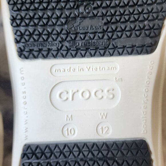 Crocs Anti-Slip Medical Foodservice Professionals Bistro Clog White Men\'s 10 main image 4